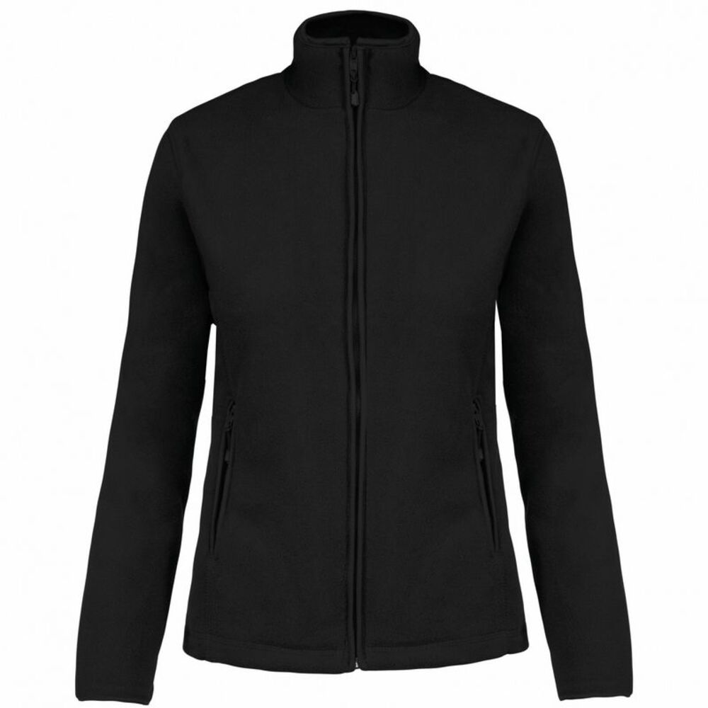 Kariban Womens/Ladies Maureen Microfleece Jacket / Black